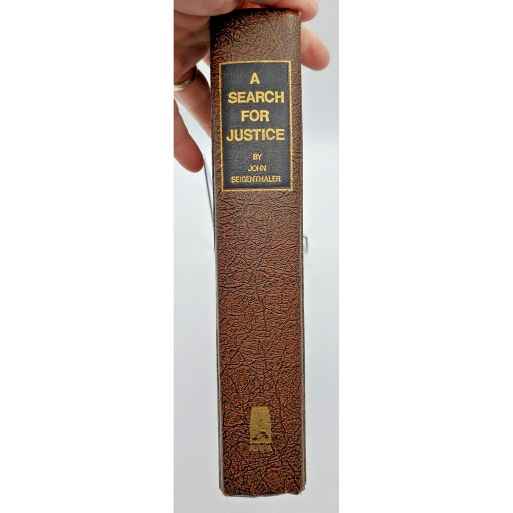 A Search for Justice  (1st Ed, Signed) by John Seigenthaler